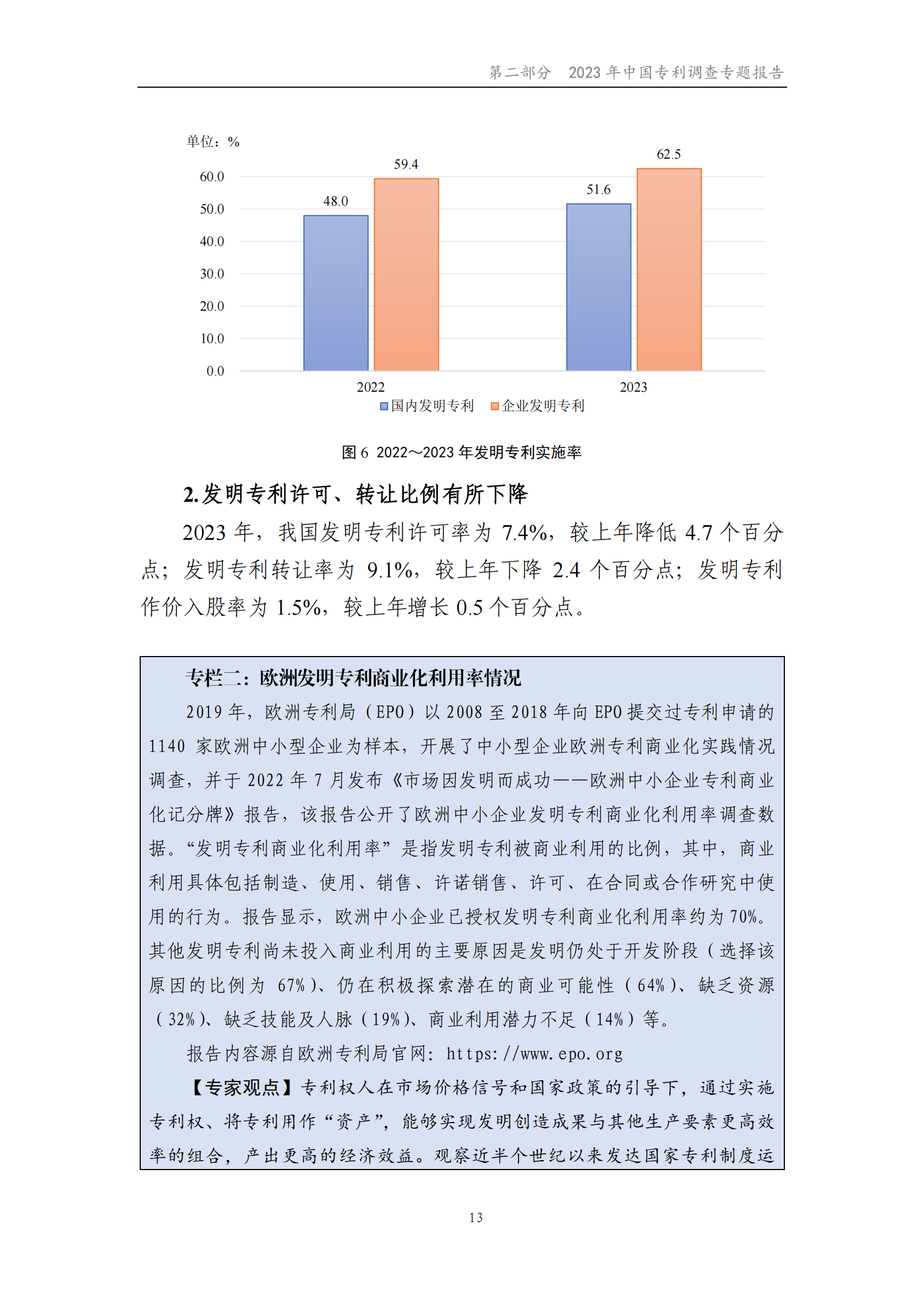 我國企業(yè)發(fā)明專利產(chǎn)業(yè)化率超50% | 《2023年中國專利調(diào)查報告》全文發(fā)布