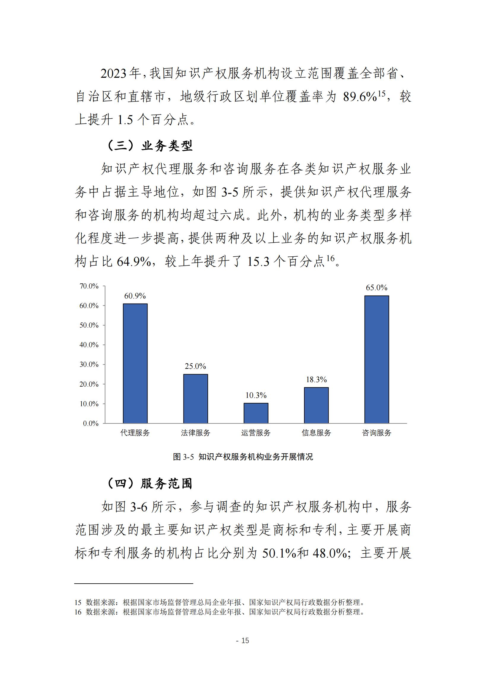 《2024年全國(guó)知識(shí)產(chǎn)權(quán)服務(wù)業(yè)統(tǒng)計(jì)調(diào)查報(bào)告》：知識(shí)產(chǎn)權(quán)從業(yè)人員人均營(yíng)業(yè)收入28.9萬(wàn)元/人｜附全文