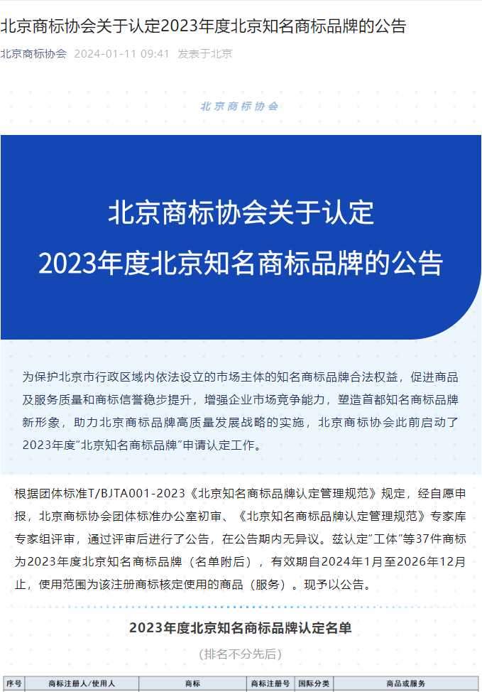 足力健獲北京知名商標品牌認定，實現(xiàn)品牌價值提升