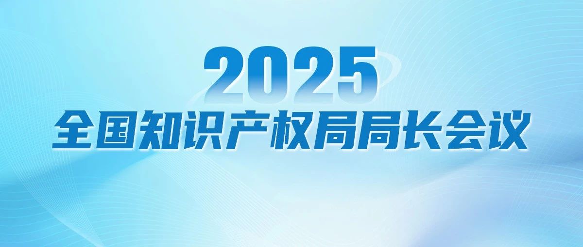 秒懂！2025年全國知識產(chǎn)權局局長會議工作報告