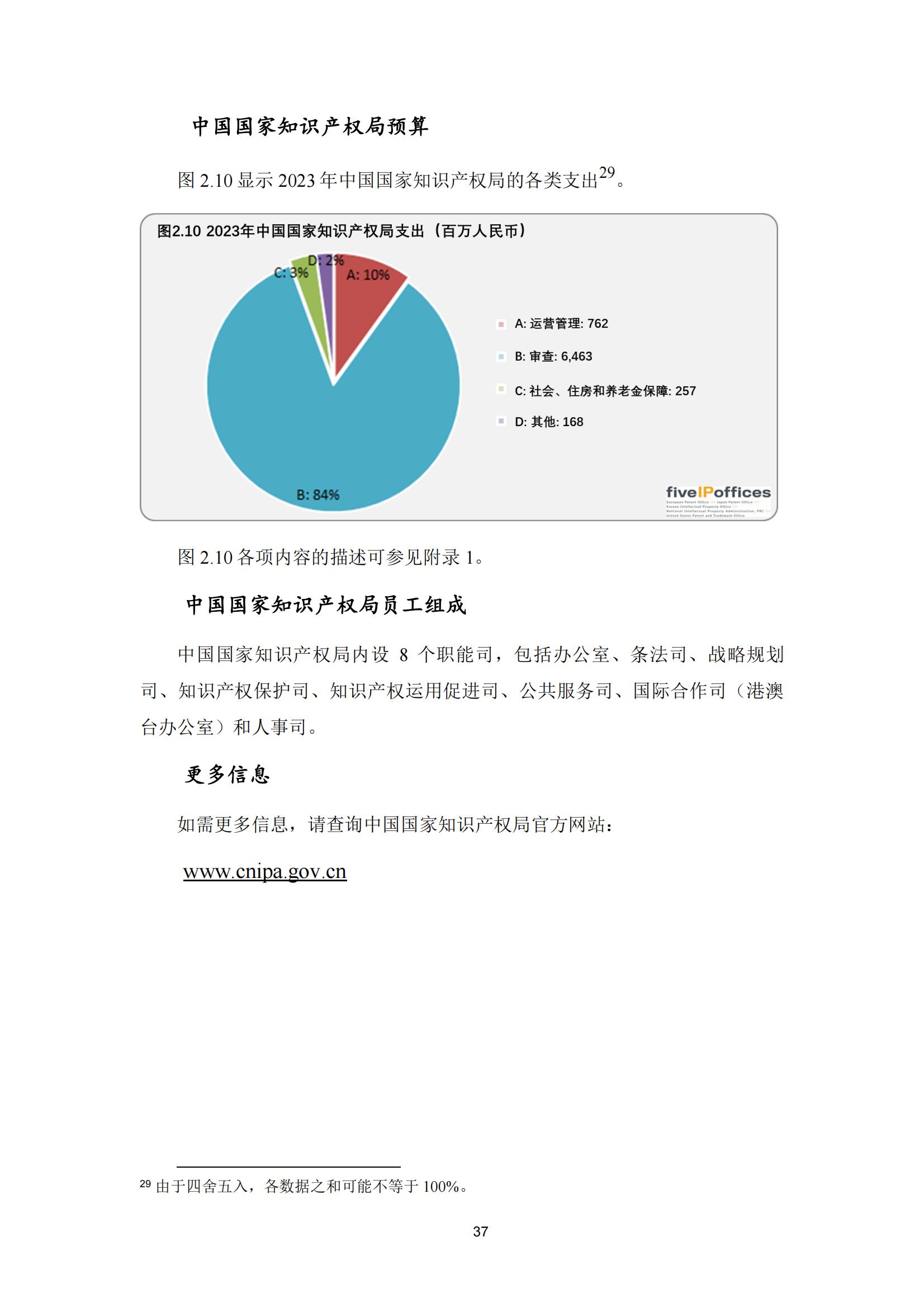 國知局：《2023年世界五大知識產(chǎn)權局統(tǒng)計報告》（中英文版）