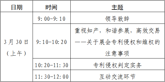 「企業(yè)展會知識產(chǎn)權(quán)保護(hù)能力提升培訓(xùn)班」即將開班啦！