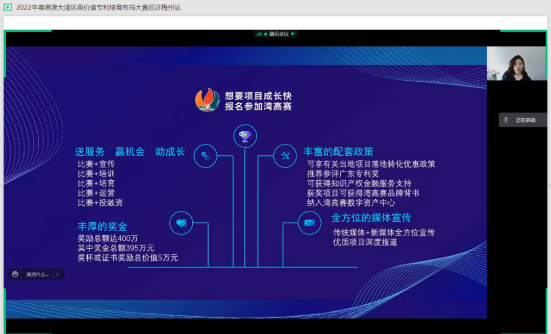 2022年粵港澳大灣區(qū)高價(jià)值專利培育布局大賽肇慶站、梅州站、陽江站圓滿舉辦！